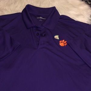 💚 LAST ONE CLEMSON TIGERS PERFORMANCE POLO